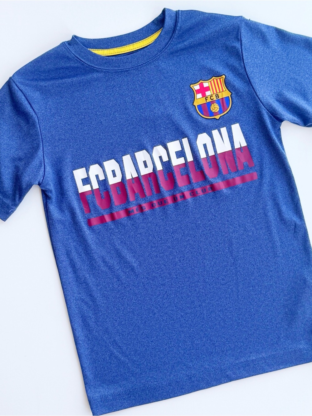 FCB Barcelona Youth Blue Short Sleeve Graphic Tee